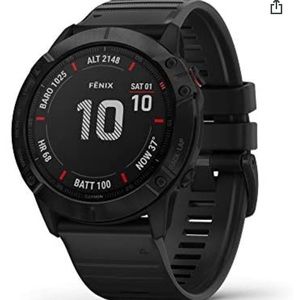 Garmin Fenix 6x Pro in black